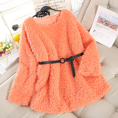 Μοντέρνο γυναικείο πουλόβερ με ζώνη σε διάφορα χρώματα