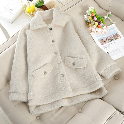 Κορυφαίο γυναικεία παλτό με φαρδύ μοτίβο με κουμπιά σε διάφορα χρώματα