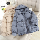 Γυναικείο χειμωνιάτικο μπουφάν με κουμπιά σε διάφορα χρώματα