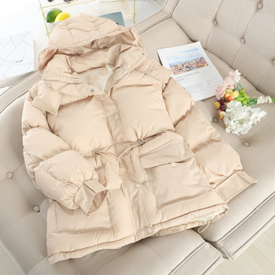 Γυναικείο χειμωνιάτικο μπουφάν με κουμπιά σε διάφορα χρώματα