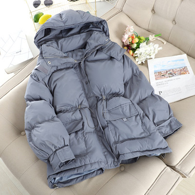 Γυναικείο χειμωνιάτικο μπουφάν με κουμπιά σε διάφορα χρώματα