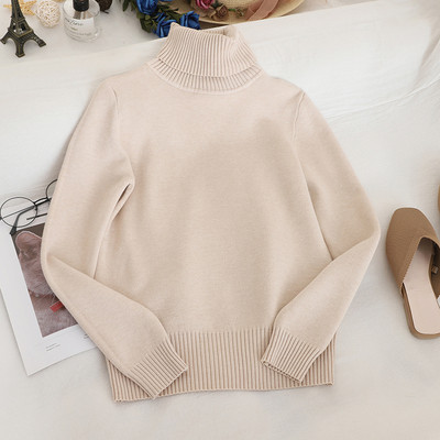 Pulover de dama uni cu guler polo in diferite culori