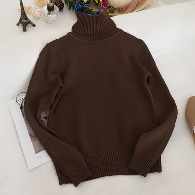 Pulover de dama uni cu guler polo in diferite culori