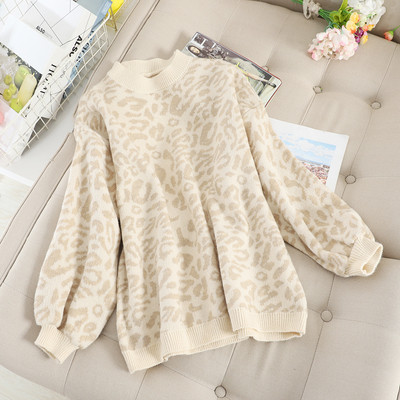 Pulover de dama modern cu model animal in trei culori