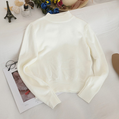 Καθημερινό γυναικείο πουλόβερ κλασικό μοντέλο σε επτά χρώματα