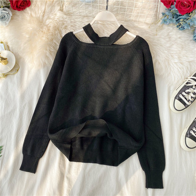 Pulover de dama modern cu maneca lunga in diferite culori