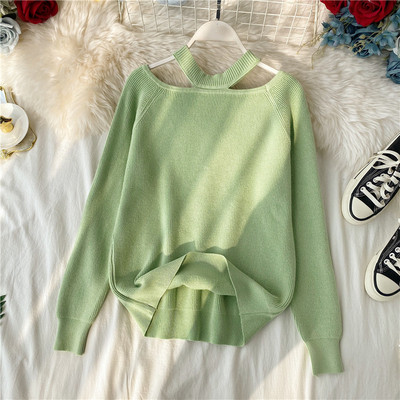 Pulover de dama modern cu maneca lunga in diferite culori