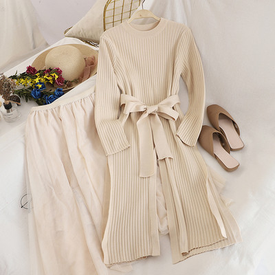 Νέο μοντέλο μοντέρνο γυναικείο σετ που περιλαμβάνει φόρεμα και φούστα τούλι σε διάφορα χρώματα