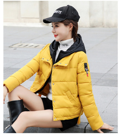 Γυναικείο χειμωνιάτικο μπουφάν με κουκούλα σε διάφορα χρώματα