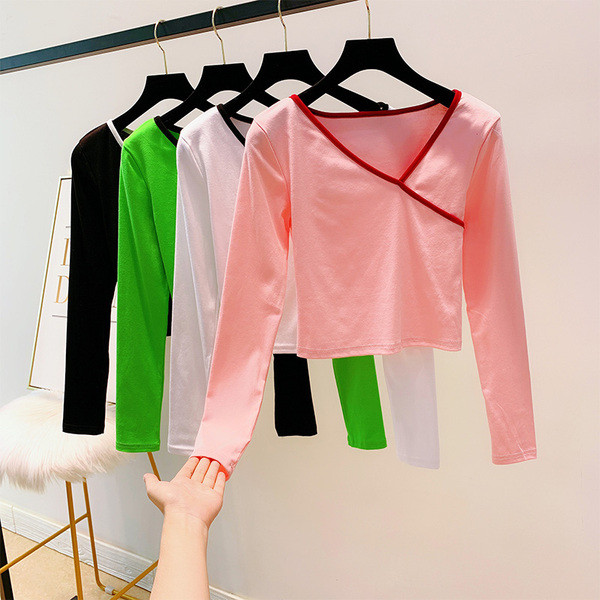 Bluza de dama cu maneci lungi in mai multe culori