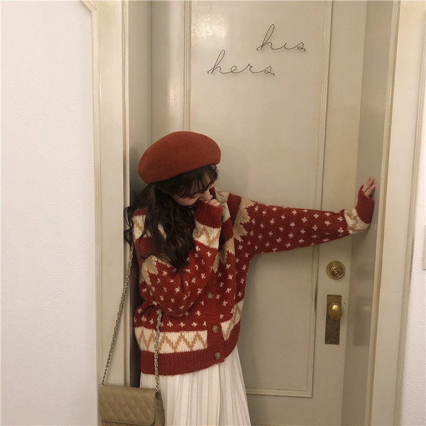 Vesta moderna de dama de culoare rosie