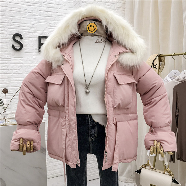 Geaca de dama moderna cu gluga si curea in mai multe culori