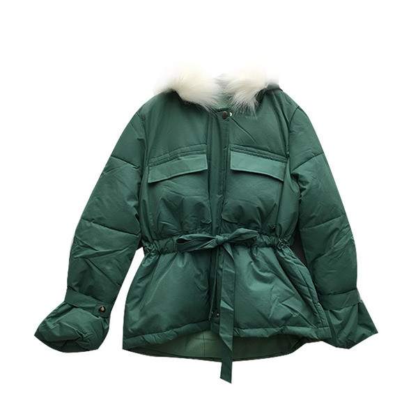 Geaca de dama moderna cu gluga si curea in mai multe culori