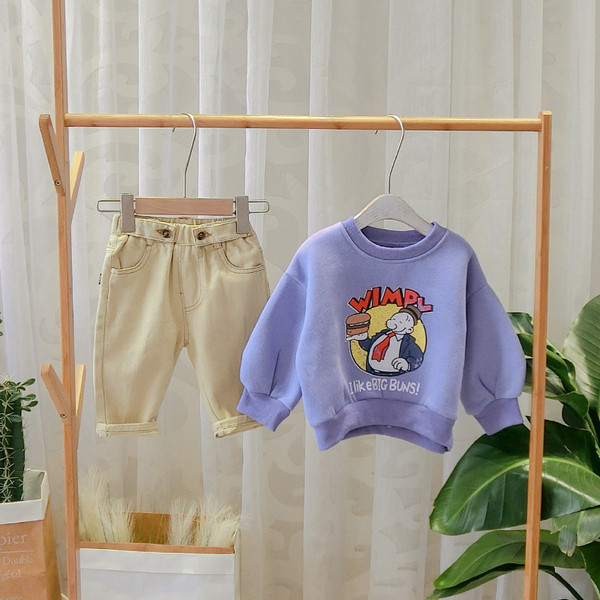 Bluza moderna pentru copii cu aplicatie pentru fete si baieti in mai multe culori