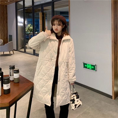 Jachetă lungă de actualitate de damă în două culori cu șireturi