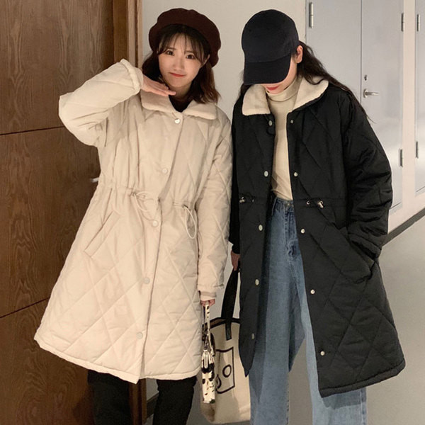 Jachetă lungă de actualitate de damă în două culori cu șireturi