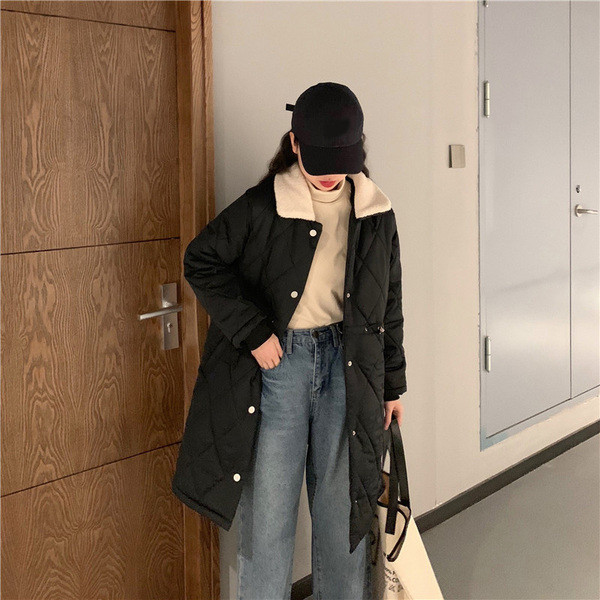 Jachetă lungă de actualitate de damă în două culori cu șireturi