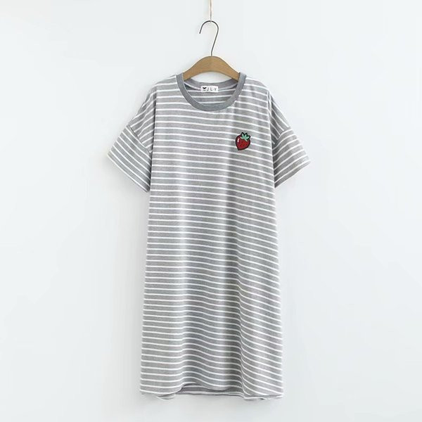 Μεγάλο μέγεθος γυναικείο φόρεμα  casual σε τρία χρώματα