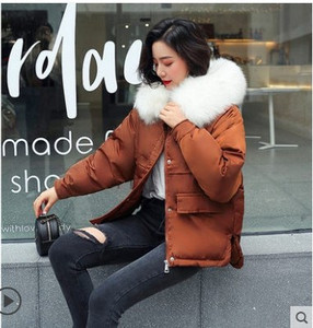 Geaca de iarna de dama moderna model asimetric