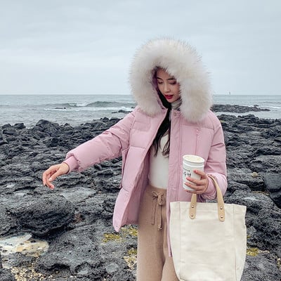 Geaca de iarna dama cu puf si buzunare in mai multe culori