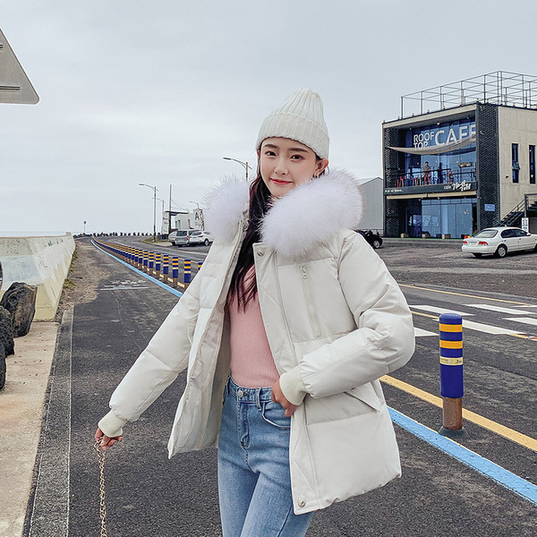 Geaca de iarna dama cu puf si buzunare in mai multe culori