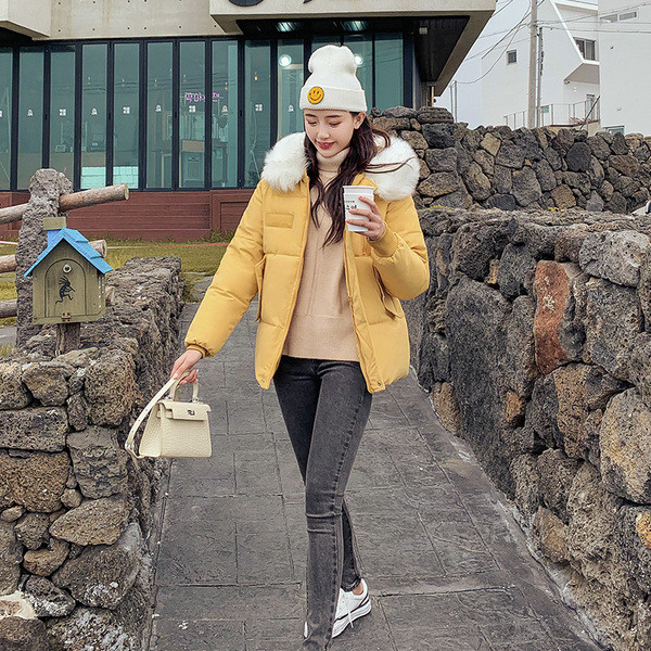 Geaca de iarna dama cu puf si buzunare in mai multe culori