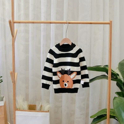 Új modell modern, O-nyakú gyerekpulóver több színben