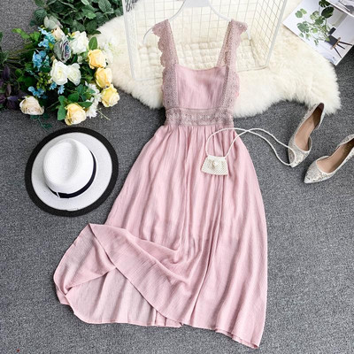 Rochie moderna de dama cu dantela in mai multe culori