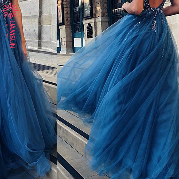 Rochie moderna de dama lunga cu bretele late si efect stralucitor in doua culori