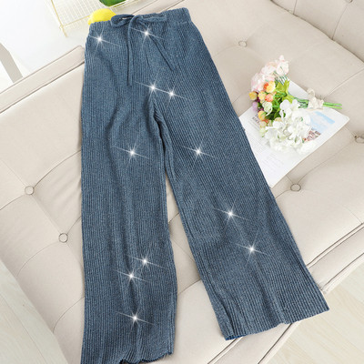 Divatos, fényes hatású, rugalmas női nadrág több színben