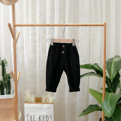 Új modell gyereknadrág gombokkal, szürke és fekete színben