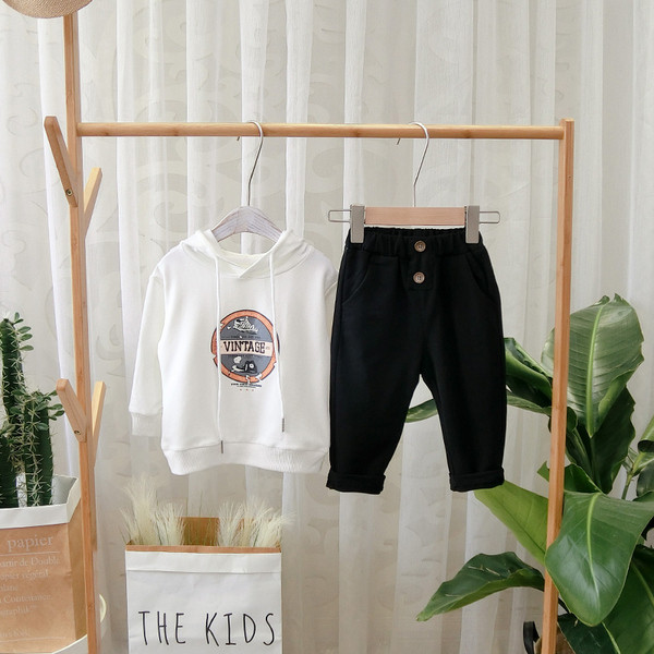 Új modell gyereknadrág gombokkal, szürke és fekete színben