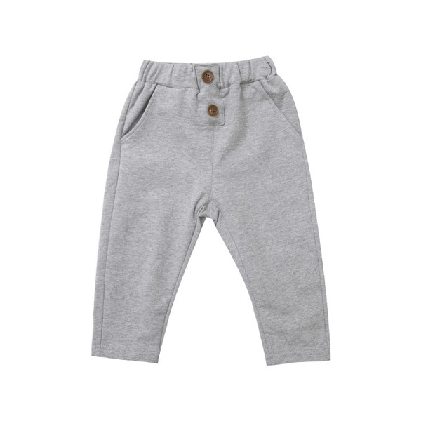 Új modell gyereknadrág gombokkal, szürke és fekete színben