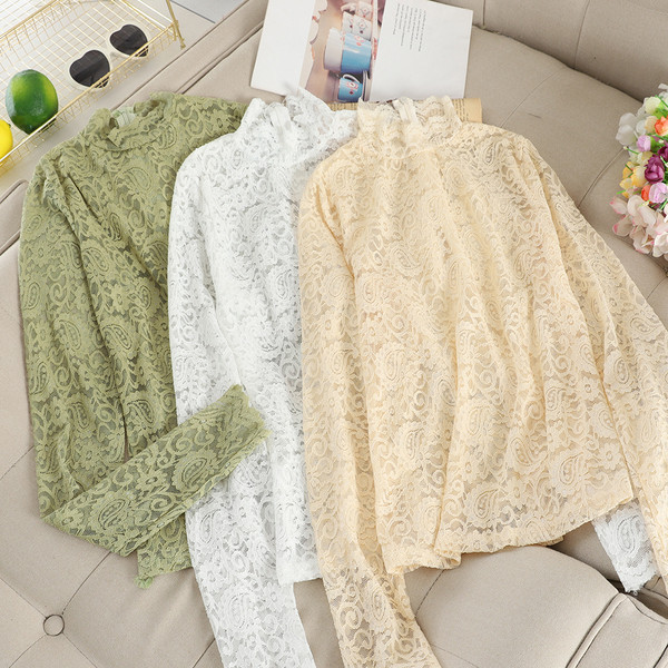 Női csipkeblúz több színben