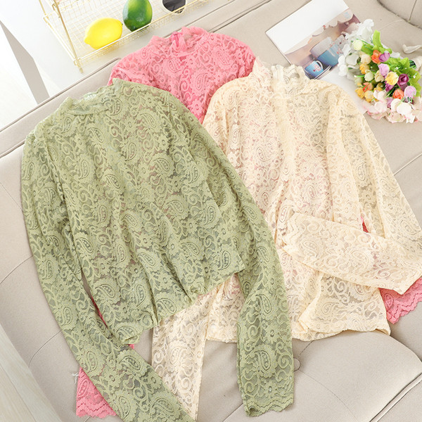 Női csipkeblúz több színben