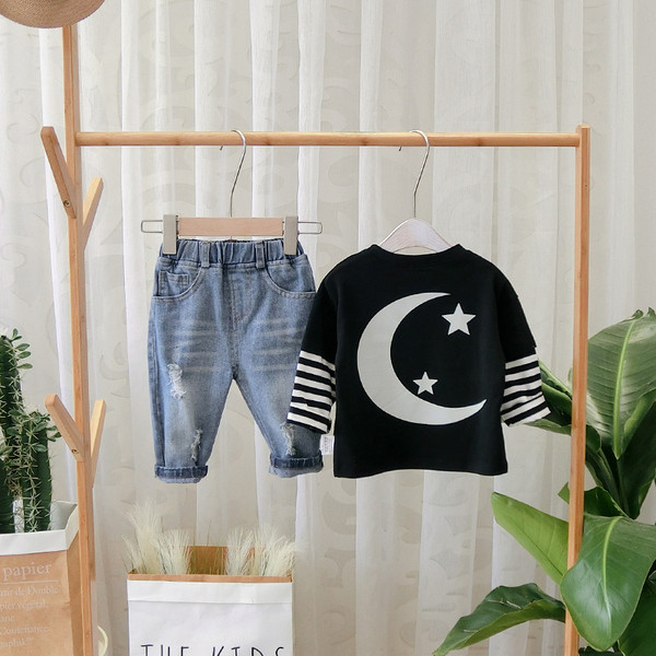 Bluza moderna pentru copii model nou cu aplicatie in mai multe culori