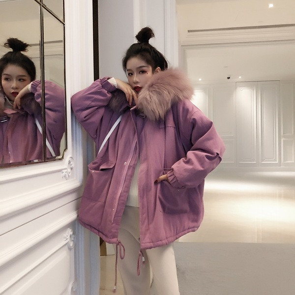 Öko hajból készült női őszi-téli kabát kapucnival