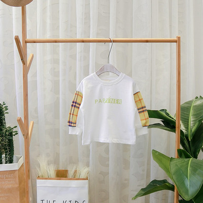 Bluza pentru copii model nou pentru baieti in verde si alb