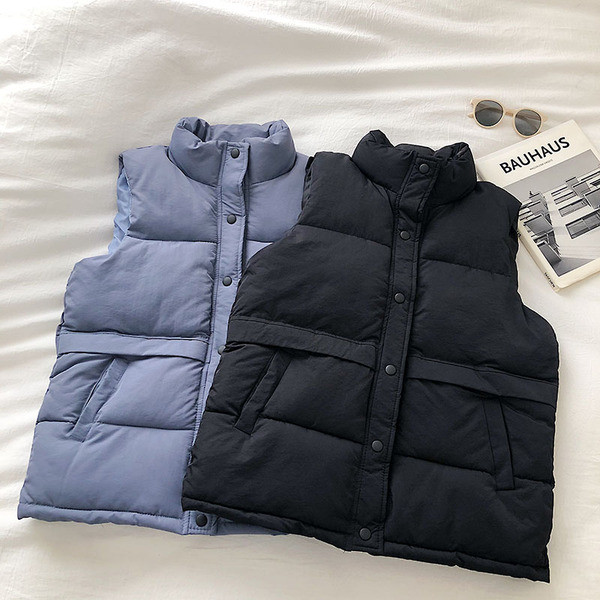 Vesta casual dama cu guler inalt in mai multe culori