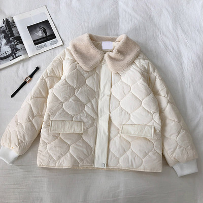 Geaca casual dama cu guler in trei culori