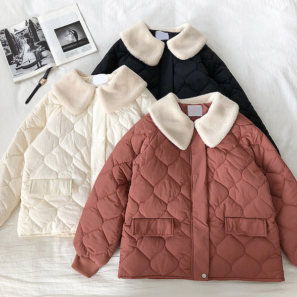 Geaca casual dama cu guler in trei culori