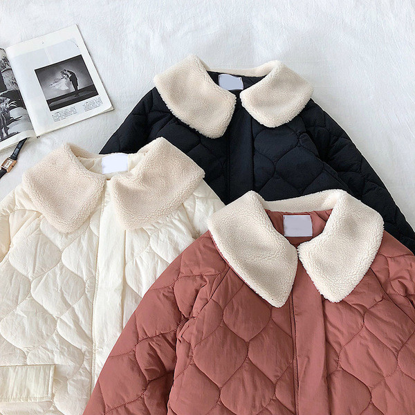 Geaca casual dama cu guler in trei culori