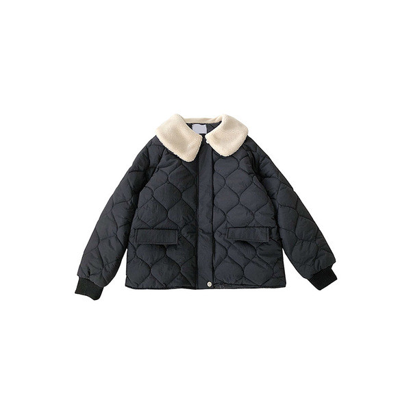 Geaca casual dama cu guler in trei culori