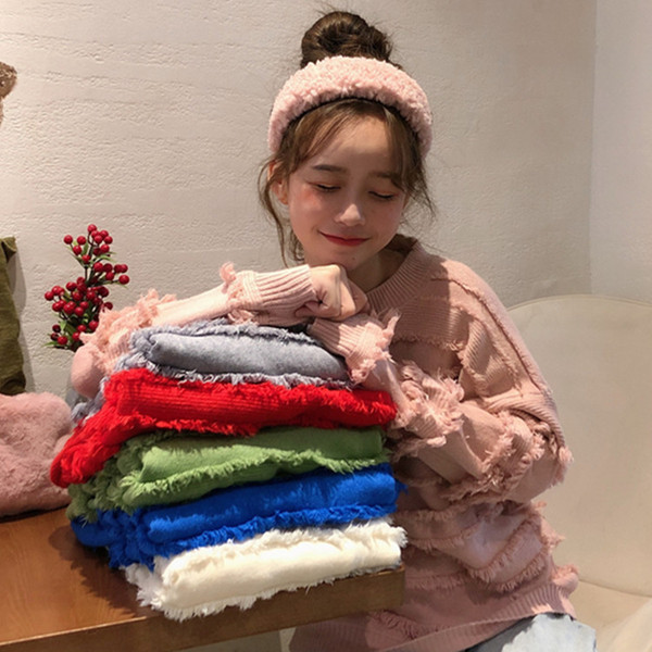 Γυναικεία casual μπλούζα σε διάφορα χρώματα με οβάλ ντεκολτέ