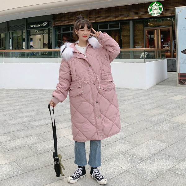 Γυναικείο κορυφό μακρύ μπουφάν σε δύο χρώματα με γούνα