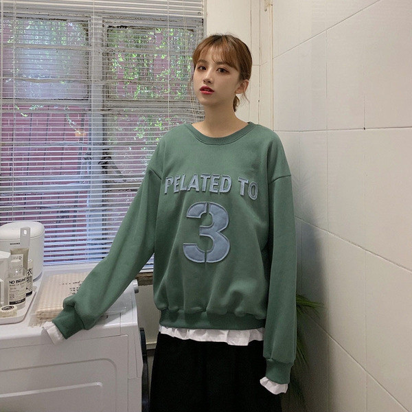 Γυναικεία casual μπλούζα  σε δύο χρώματα με γράμματα