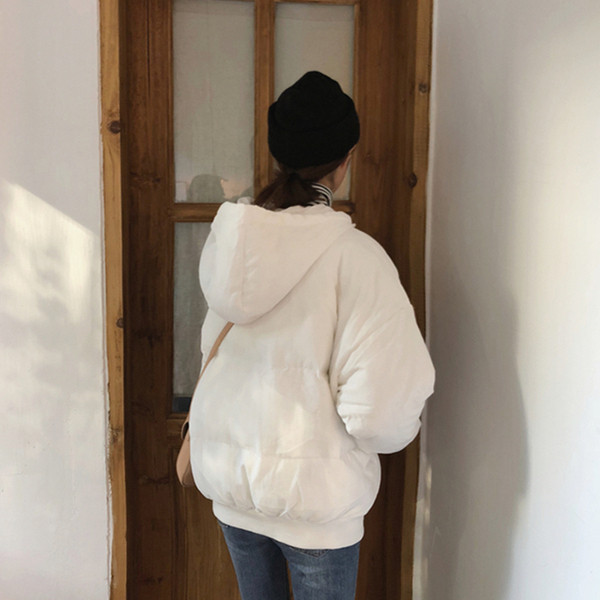 Γυναικεία καθημερινό φούτερ  φαρδιά μοντέλο σε δύο χρώματα με κουκούλα