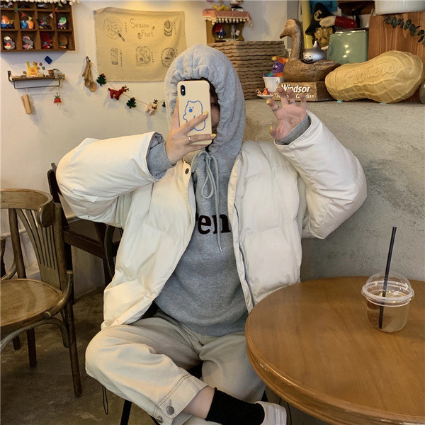 Női alkalmi rövid kabát két színben széles modellben