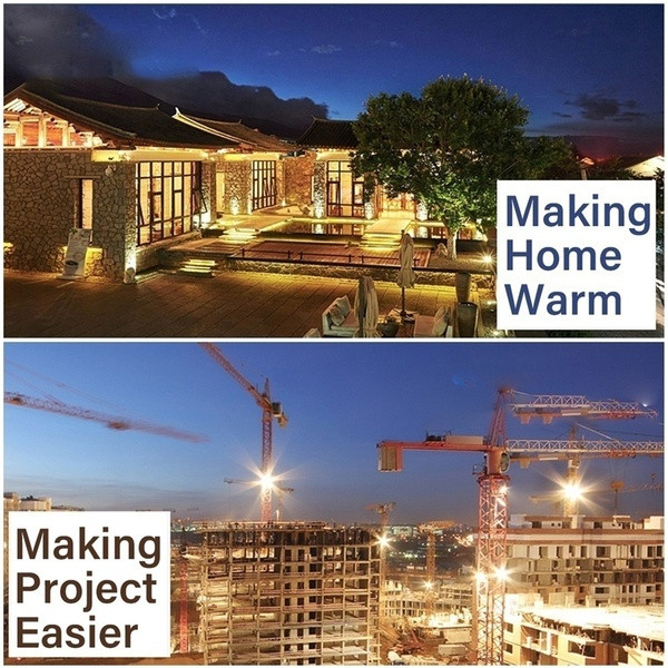 Set de patru, șase sau opt lămpi LED rezistente la apă