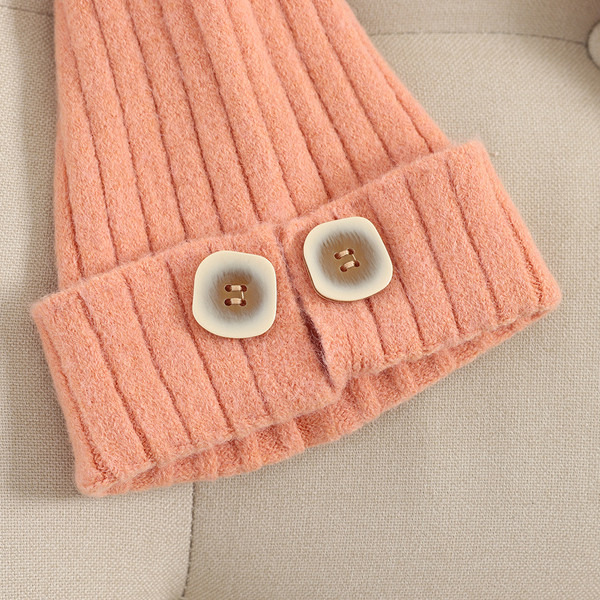 Casual γυναικείο πουλόβερ  με υψηλό γιακά και κουμπιά  φαρδύ μοντέλο